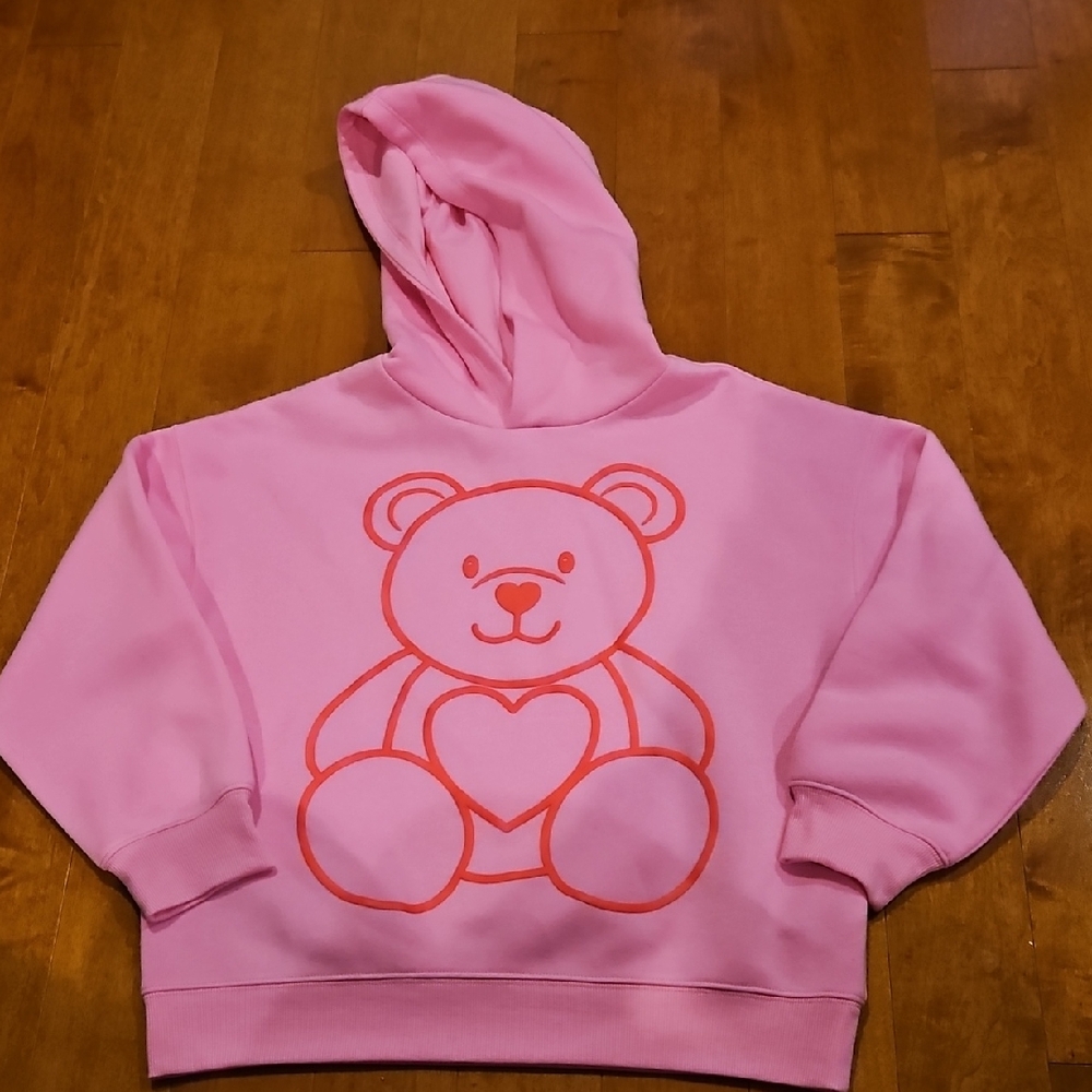 NEW Girls Bear Hoodie